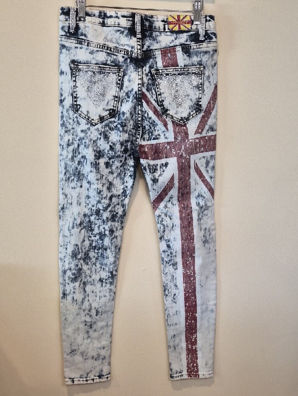 Machine British Flag Ripped Jeans - Picture 11 of 16